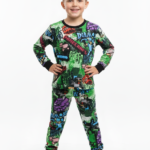Boys Soft Cotton Minecraft Pajama Set (KP16)