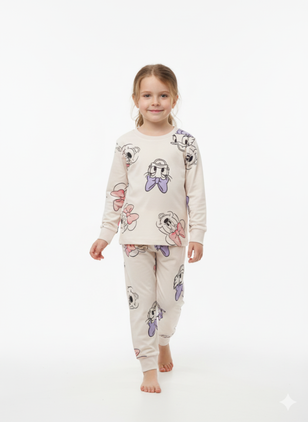 Girls Soft Cotton Daisy/Minnie Pajama Set (KP17)