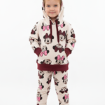 Girls Soft Cotton Minnie Mouse Hoodie Set (HKP12)