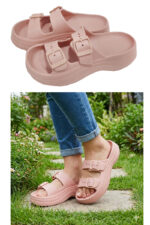 Women Thick 2 Strap Rubber Slipper (L3030) - Image 3