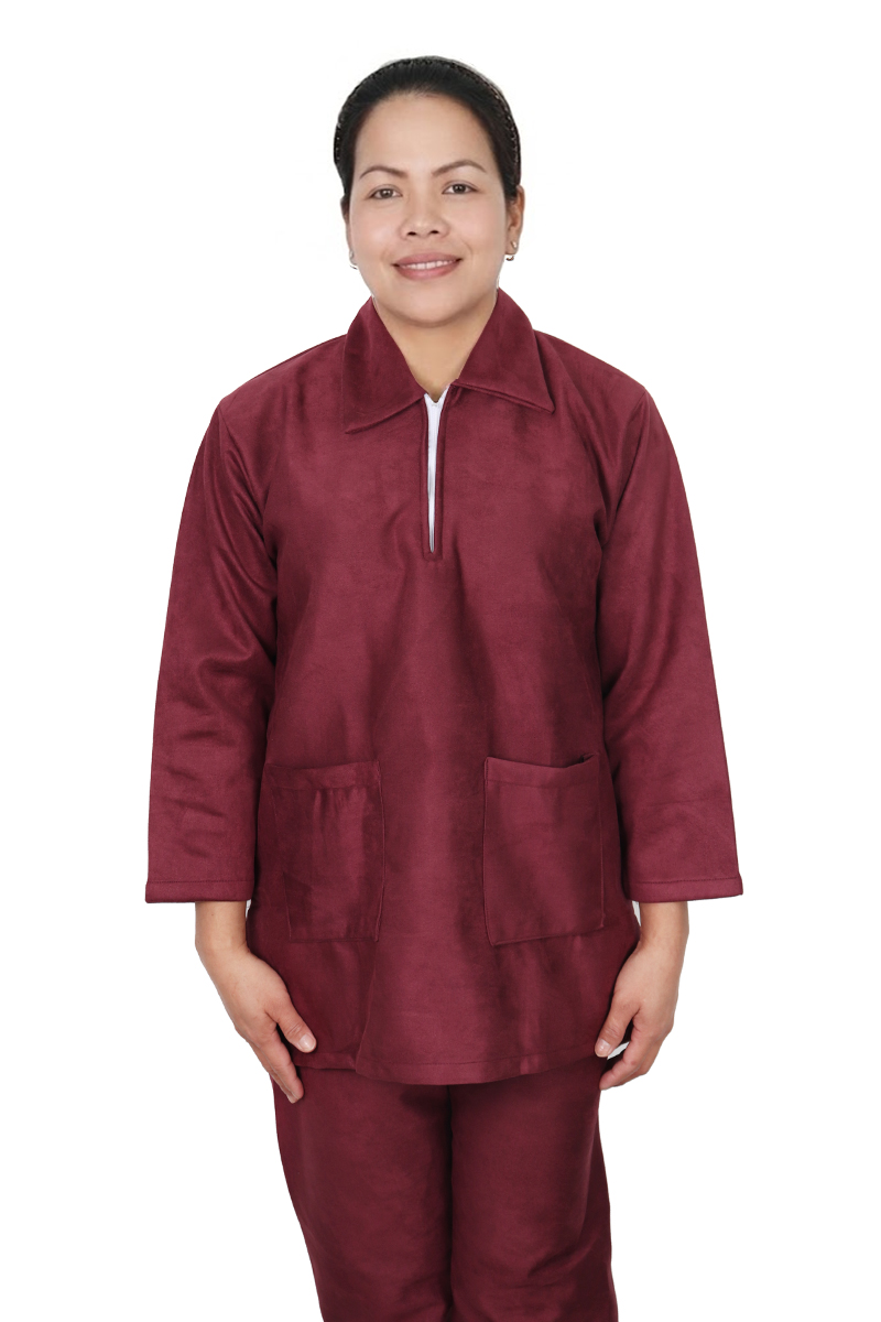 TH4 maroonn Uniform for Winter يونيفورم شتوي (TH4) - Image 1