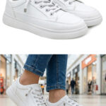 Classic White Sneakers – Everyday Casual Wear (M13172)