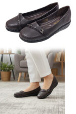 Women Elegant Classic Leather Shoes (5809)