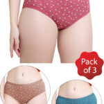 Women Cotton Panties Pack of 3 pcs (A3191)