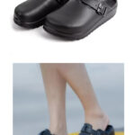 Flat Solid Color Closed Toe Clogs (B219)
