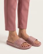 Women's Feather Design Comfortable Slipper (FL-496) - Image 2