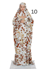 Printed Prayer Gown (Thobe Salat) Free Size (PTS3) - Image 5
