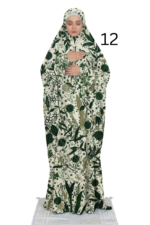 Printed Prayer Gown (Thobe Salat) Free Size (PTS4) - Image 2