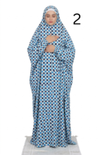 Printed Prayer Gown (Thobe Salat) Free Size (PTS2) - Image 2