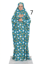 Printed Prayer Gown (Thobe Salat) Free Size (PTS3) - Image 2