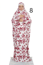 Printed Prayer Gown (Thobe Salat) Free Size (PTS3) - Image 3