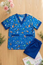 Dinosaur Pattern Cotton/Gabarden Lightweight Cotton Uniform (NN1) - Image 2