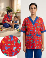 Dinosaur Pattern Cotton/Gabarden Lightweight Cotton Uniform (NN1) - Image 2