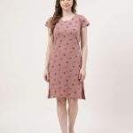 Women's Cotton Long T-Shirt Half Sleeves (184F)