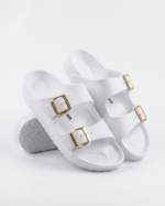 Light Weight Double Strap Slippers With Buckle (L6801) - Image 3