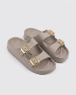 Light Weight Double Strap Slippers With Buckle (L6801) - Image 9