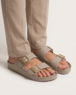 Light Weight Double Strap Slippers With Buckle (L6801) - Image 10
