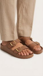 Light Weight Double Strap Slippers With Buckle (L6801) - Image 6