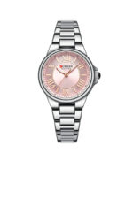 Curren Metal Belt Pink Dial Watch (9091)