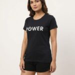 Women T-shirt Cotton (368-1)