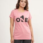 Women T-shirt Cotton (349-1)