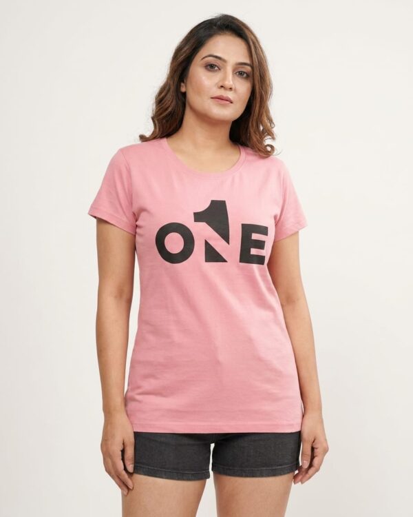 Women T-shirt Cotton (349-1)