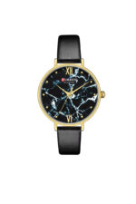 Curren Leather Belt Marble Design Dial Watch (9045)