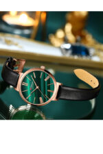Curren Leather Belt Green Dial Watch (9076) - Image 2