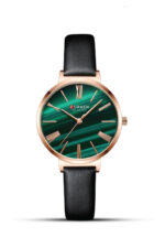 Curren Leather Belt Green Dial Watch (9076)