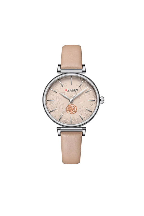 Curren Leather Belt Brown Color Dial Watch (9078)