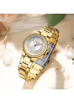 Curren Metal Belt White Dial Watch (9091) - Image 2
