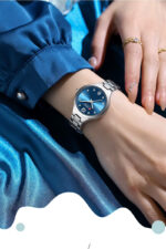Curren Metal Belt Blue Dial Watch (9105) - Image 2