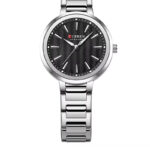 Curren Metal Belt Black Dial Watch (9109)