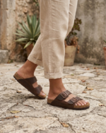 High Quality Cork Sole Slippers (F028) - Image 6