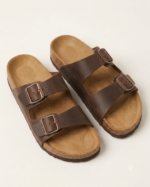 High Quality Cork Sole Slippers (F028) - Image 5