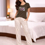 Women Cotton Half Sleeves Pajama Set (1999)