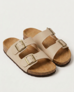 High Quality Cork Sole Slippers (F028) - Image 3