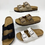 High Quality Cork Sole Slippers (F028)