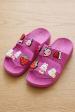 Cool Rubber Slippers with Cute Icons (L444) - Image 4
