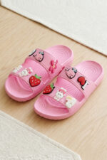 Cool Rubber Slippers with Cute Icons (L444) - Image 2