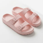 Rubber Double Strap Slippers (L6101)