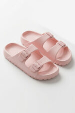 Rubber Double Strap Slippers (L6101)