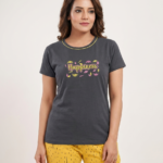 Women Cotton Half Sleeves Pajama Set (1739)