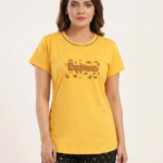 Women Cotton Half Sleeves Pajama Set (1740)
