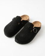 Suede Leather Clog Slippers (F1222) - Image 3