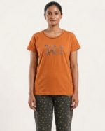 Women Cotton Half Sleeves Pajama Set (1738)