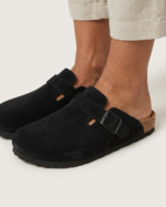 Suede Leather Clog Slippers (F1222) - Image 4