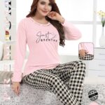 Women Cotton Full Sleeves Pajama Set (2025)